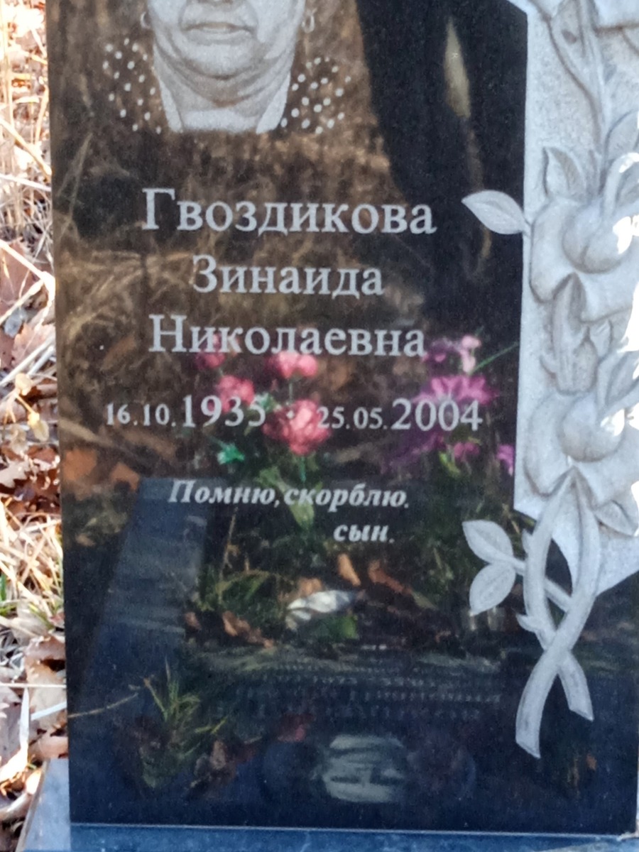 Гвоздикова Зинаида Николаевна