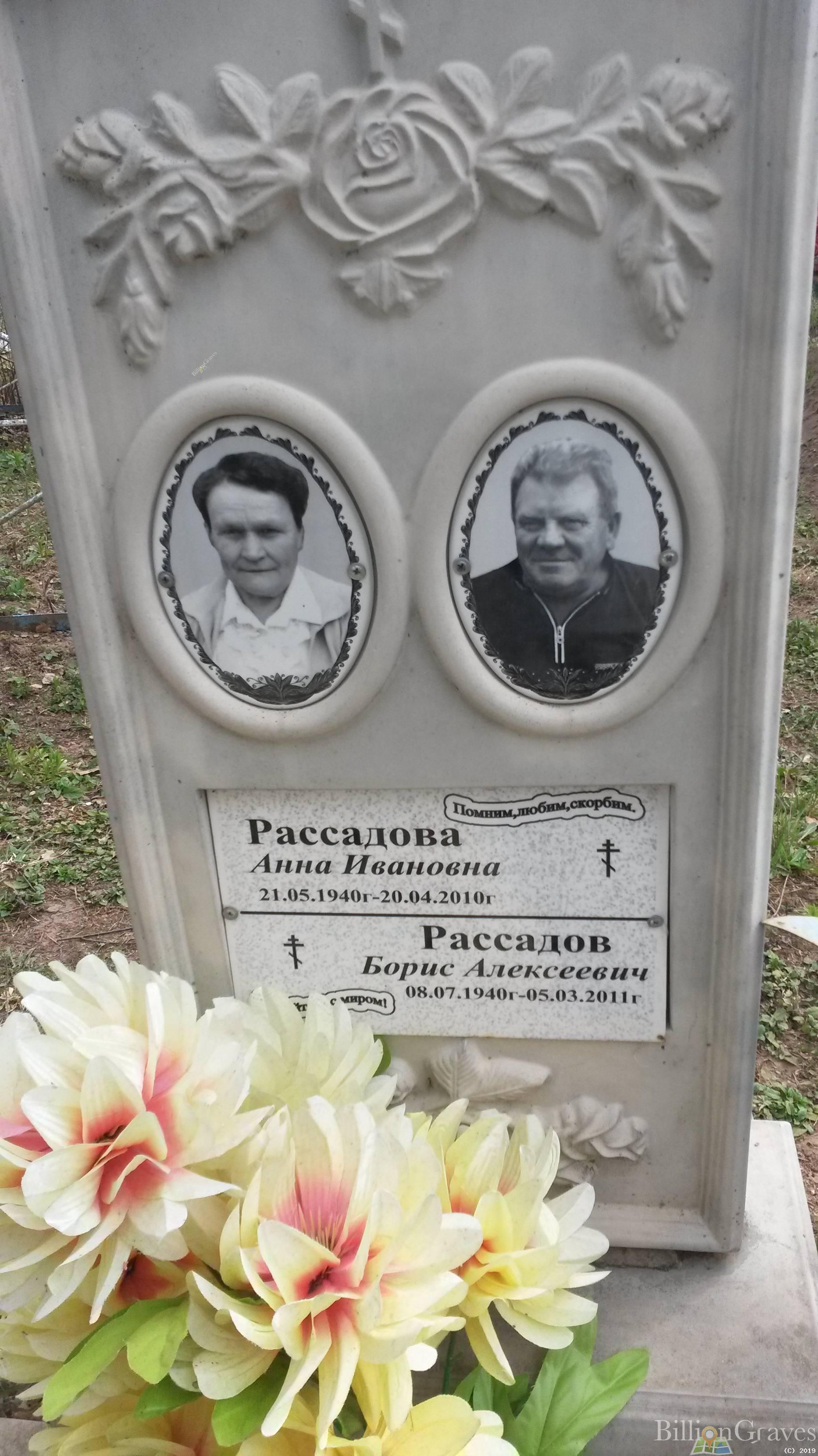 Рассадова Анна Ивановна