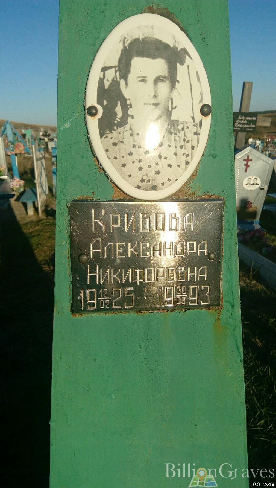 кривова александра никифоровна