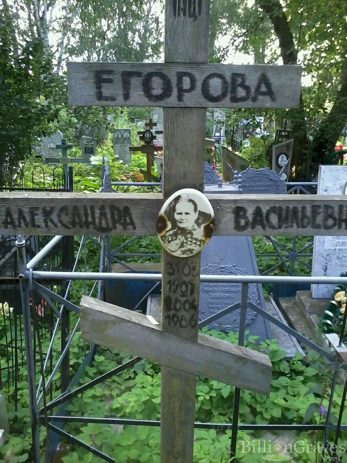 Егорова Александра Васильевна