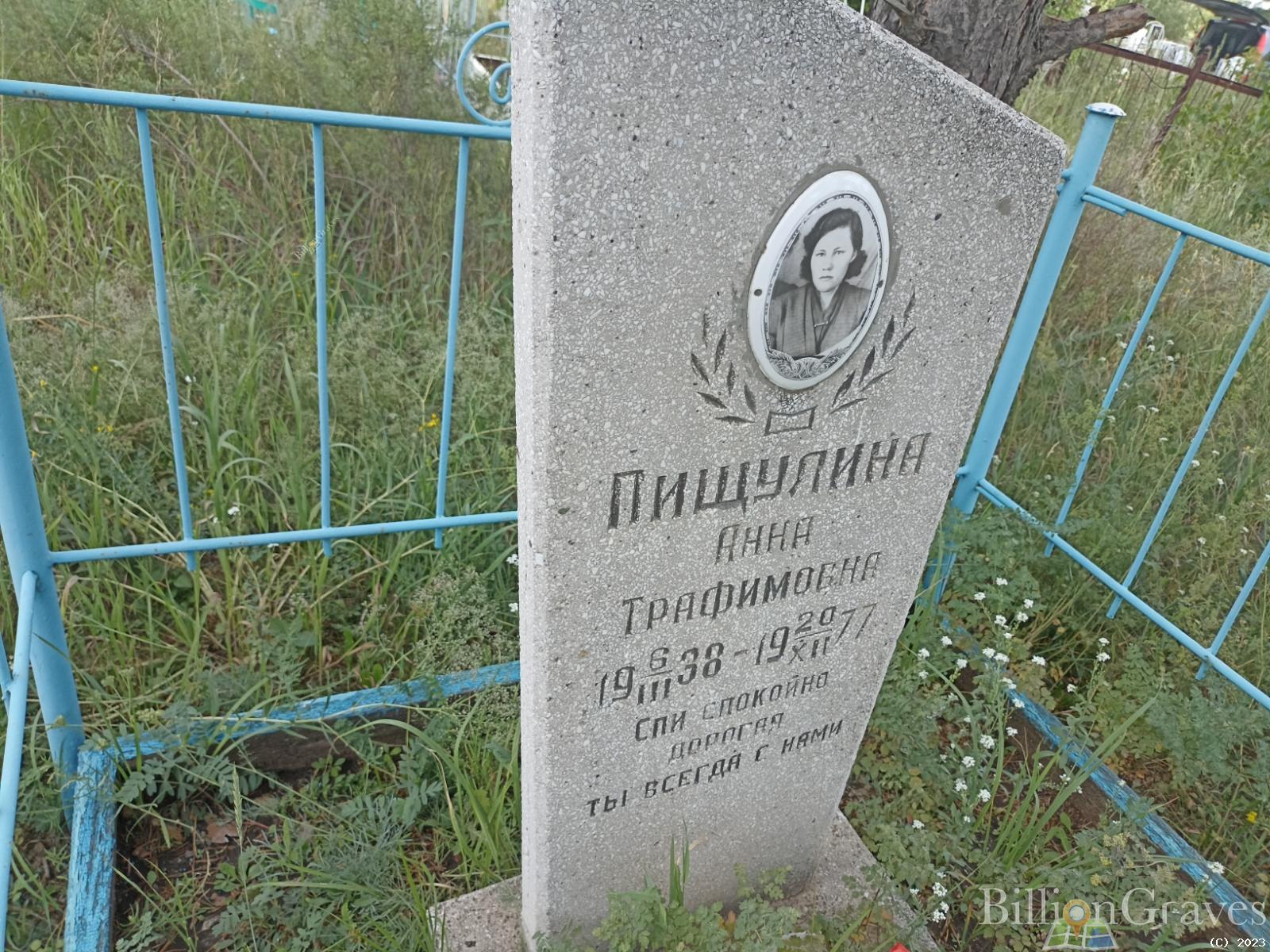 Пищулина Анна Трафимовна