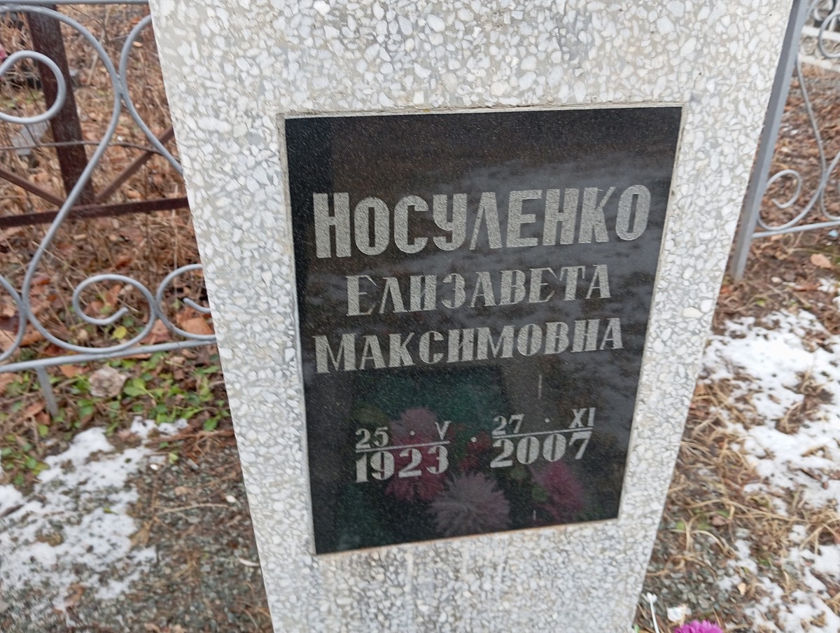 Носуленко Елизавета Максимовна