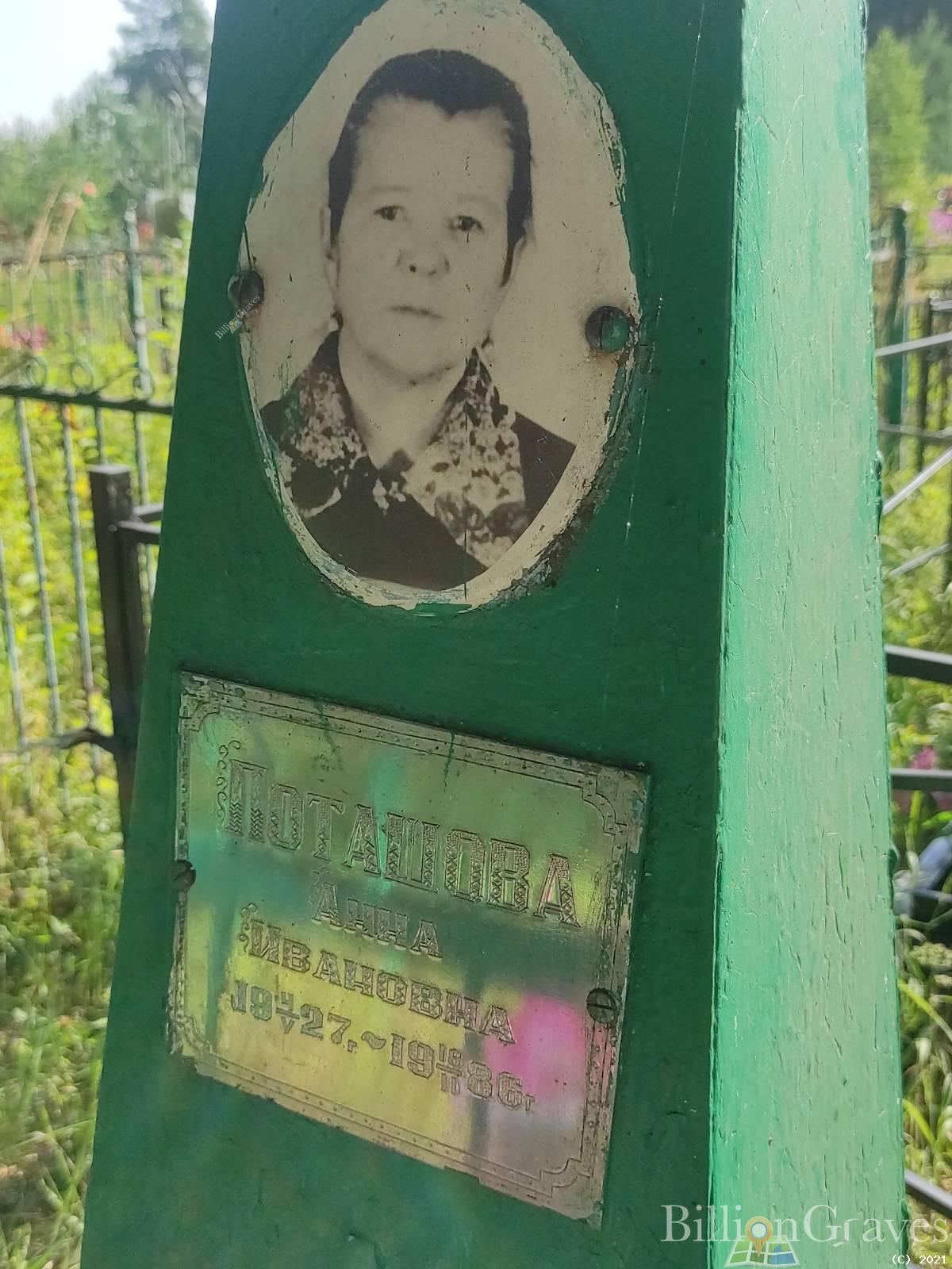 Поташова Анна Ивановна