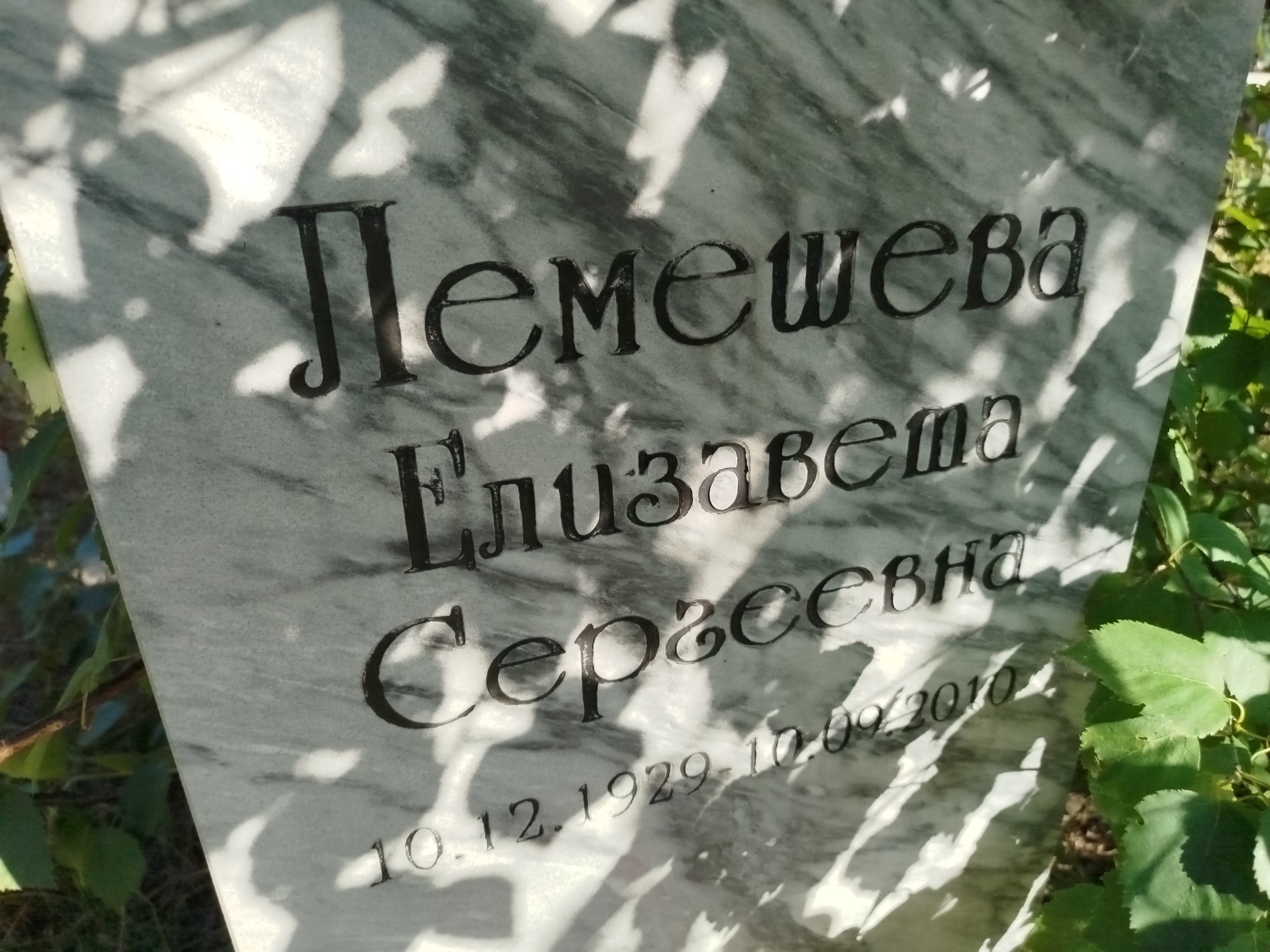 Лемешева Елизавета Сергеевна