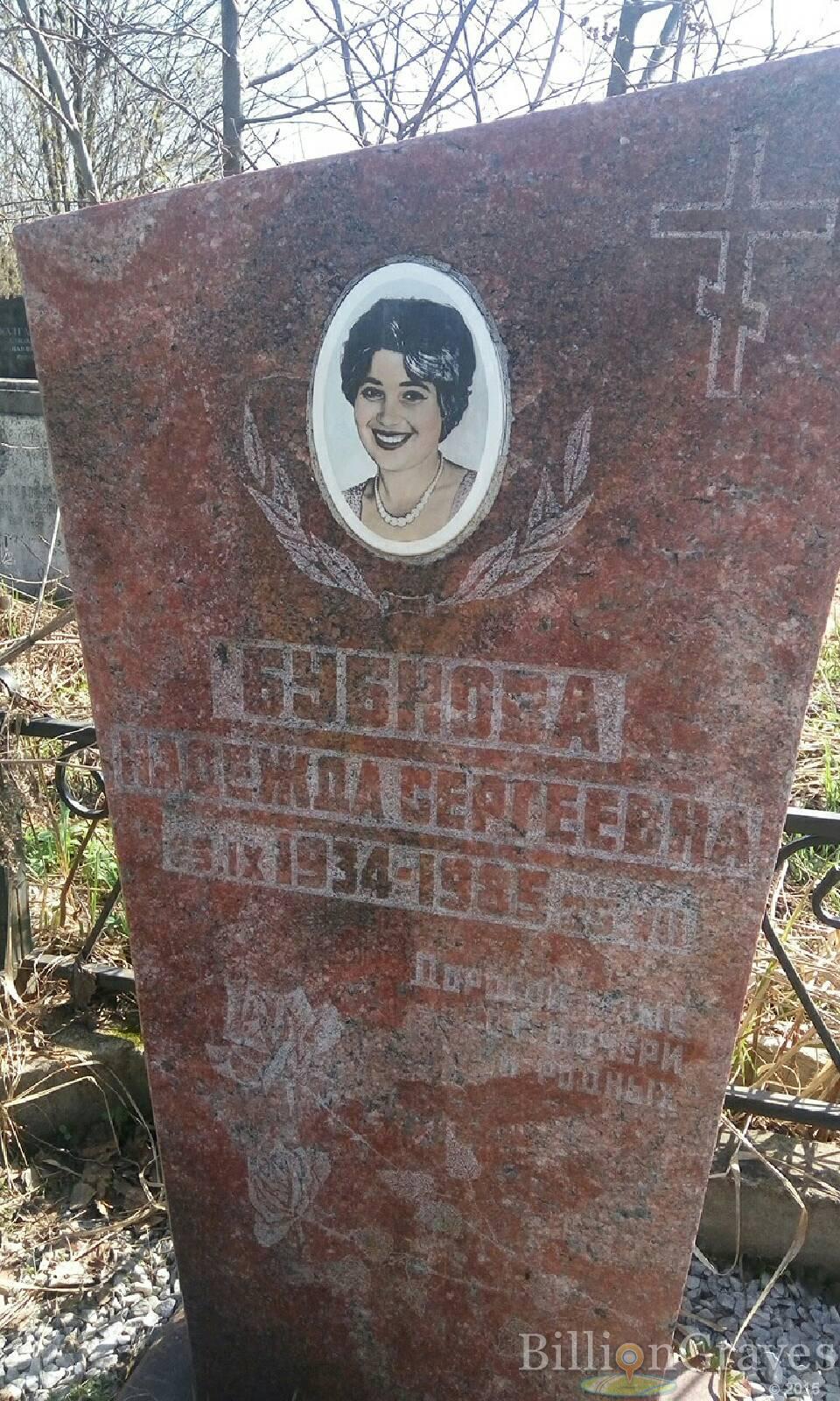 Бубнова Надежда Сергеевна