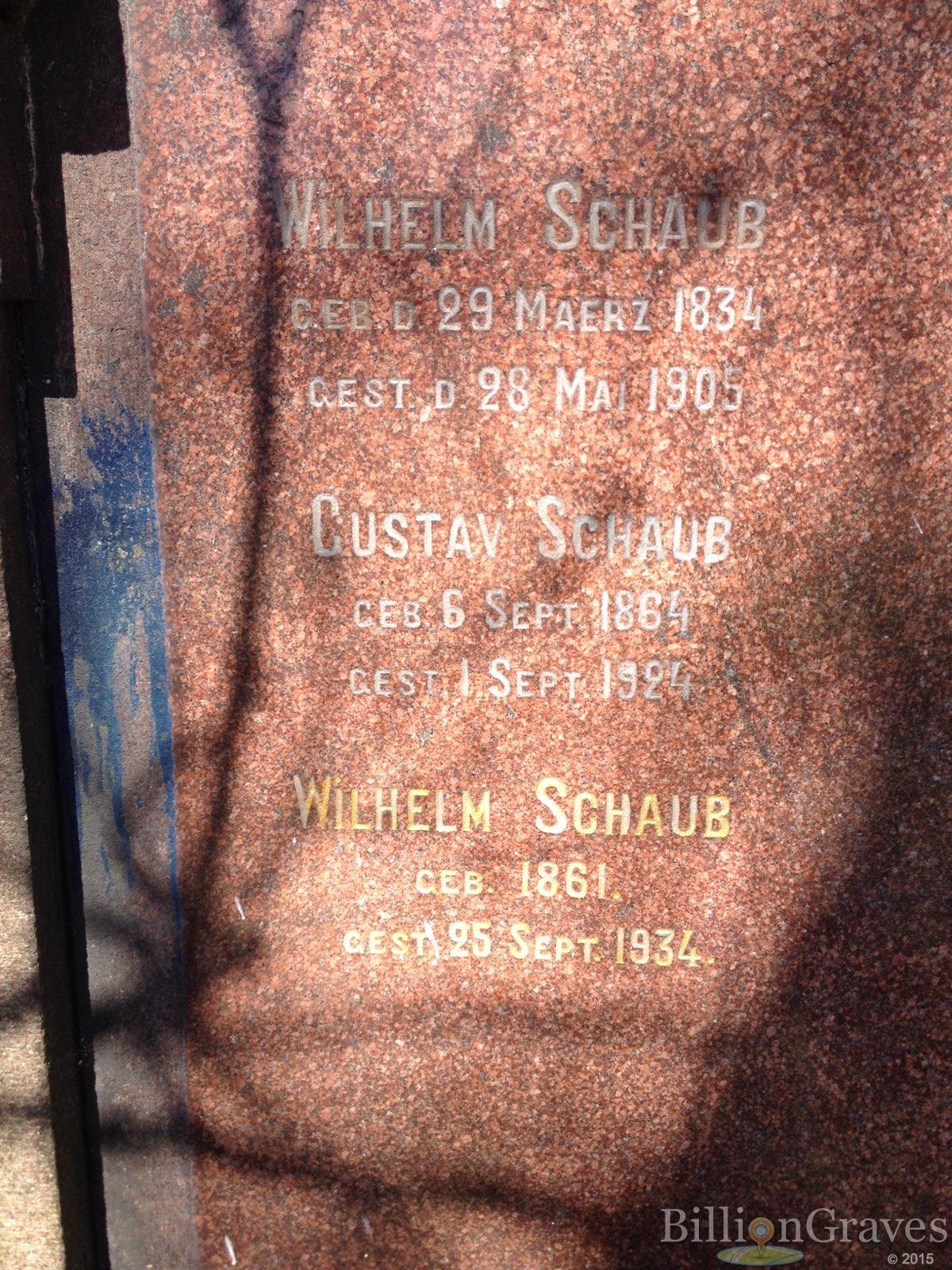 Schaub Wilhelm