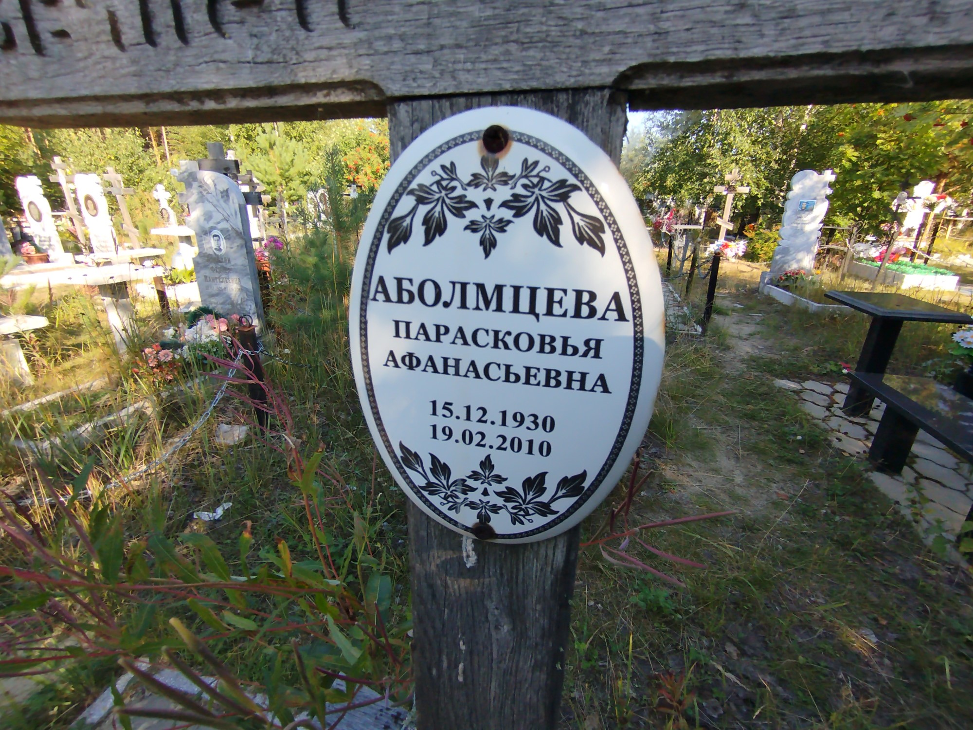 Аболмцева Парасковья Афанасьевна