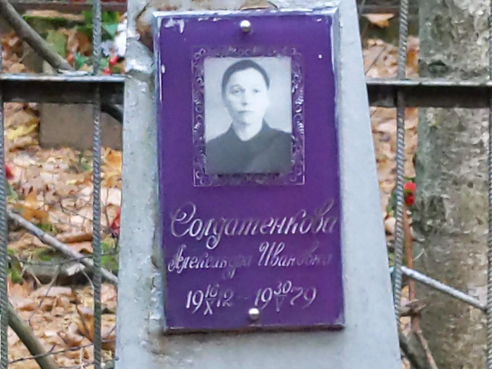 Солдатенкова Александра Ивановна