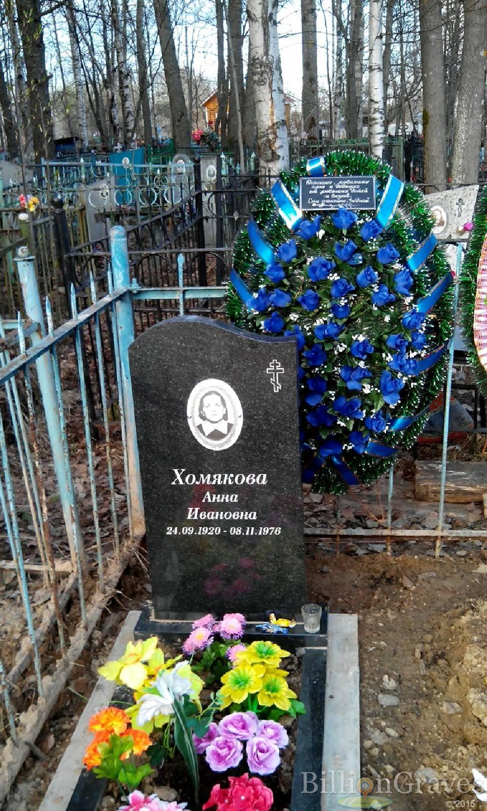 Хомякова Анна ивановна
