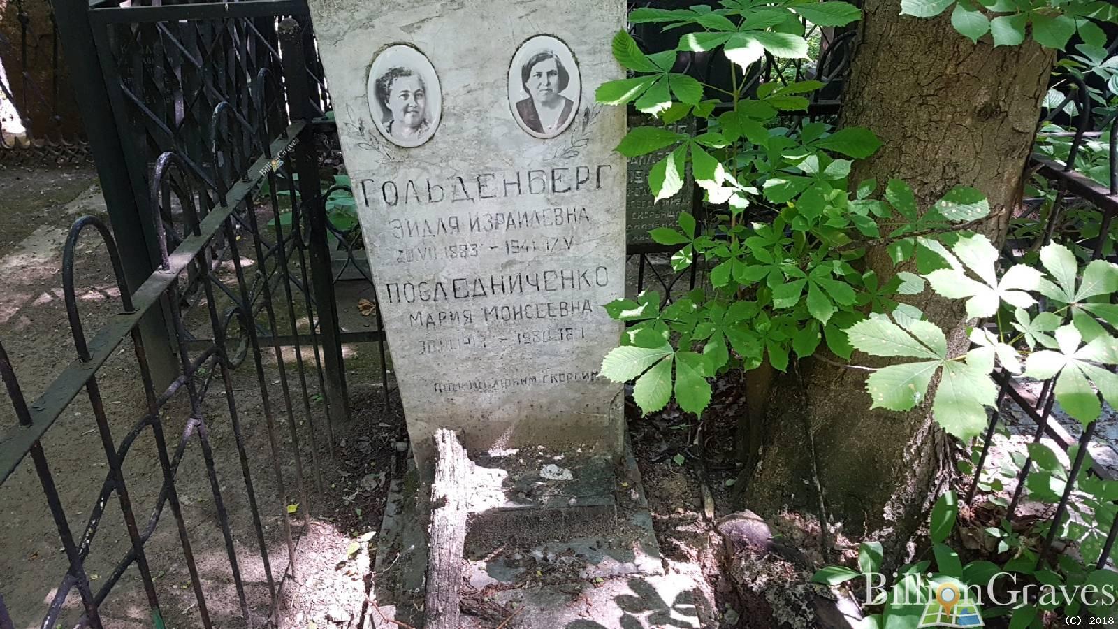 Гольденберг эйдля Израилевна