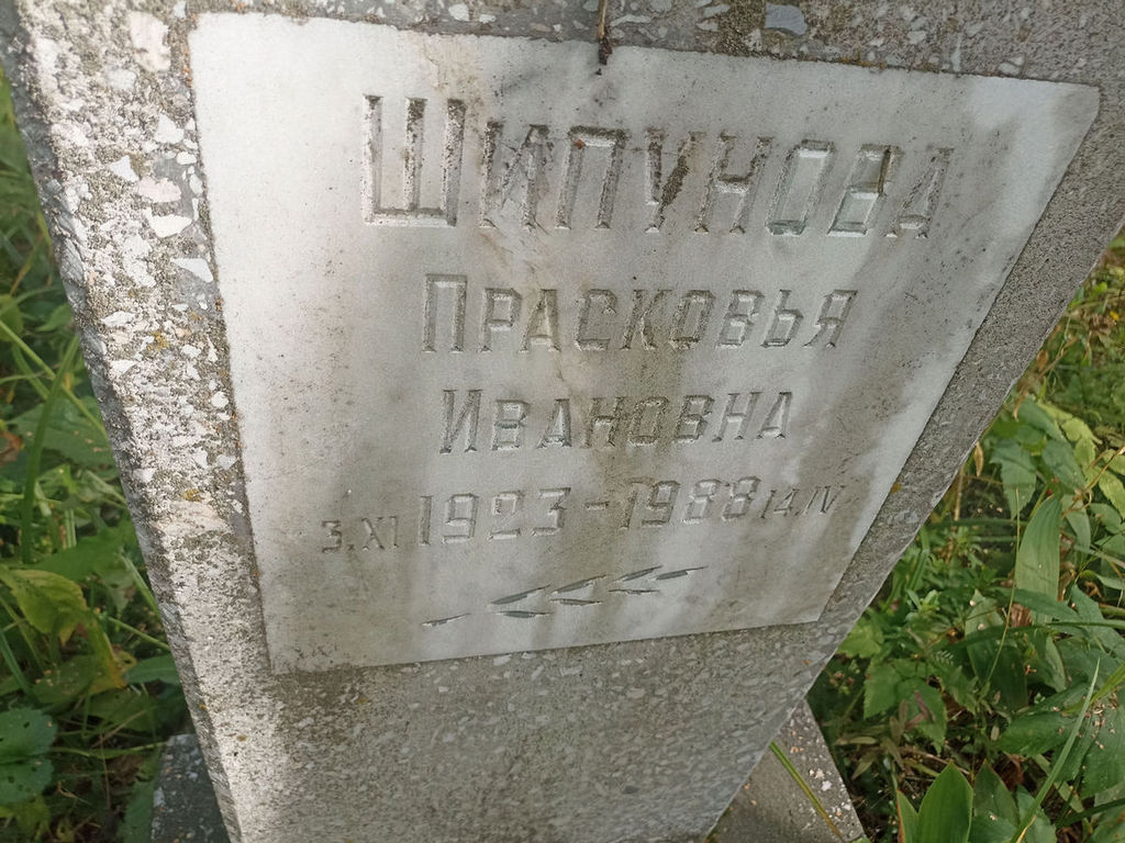 Шипунова Прасковья Ивановна