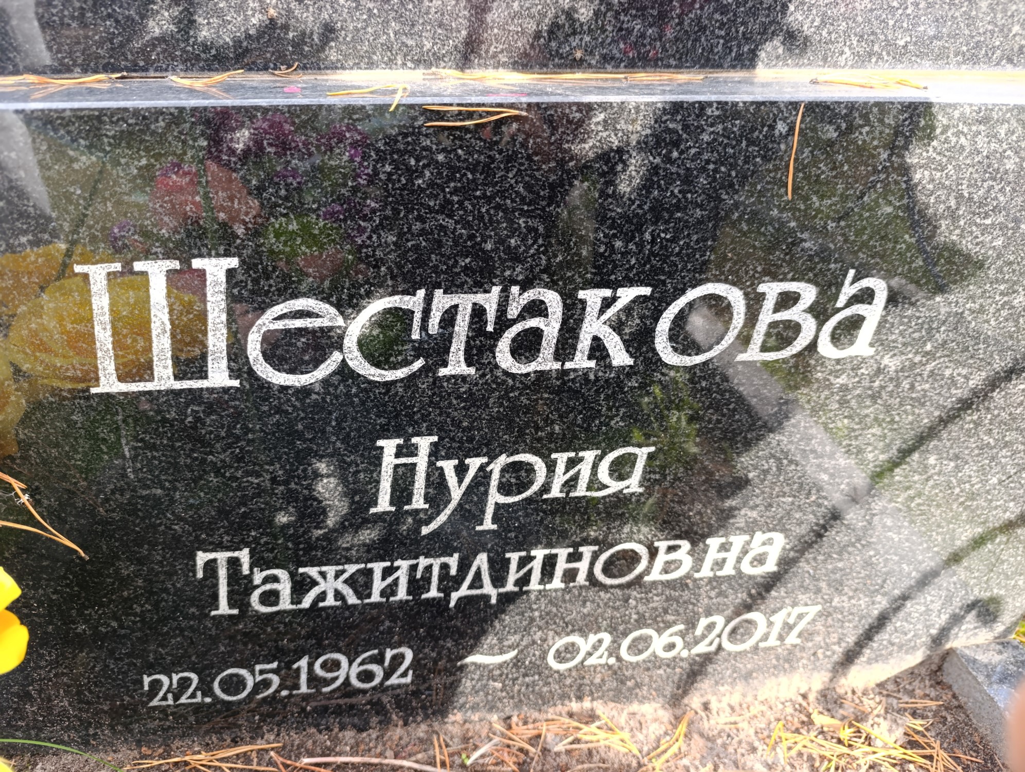 Шестакова Нурия Тажитдиновна
