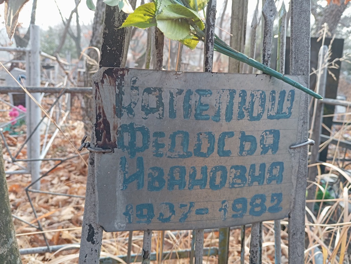 Капелюш Федосья Ивановна