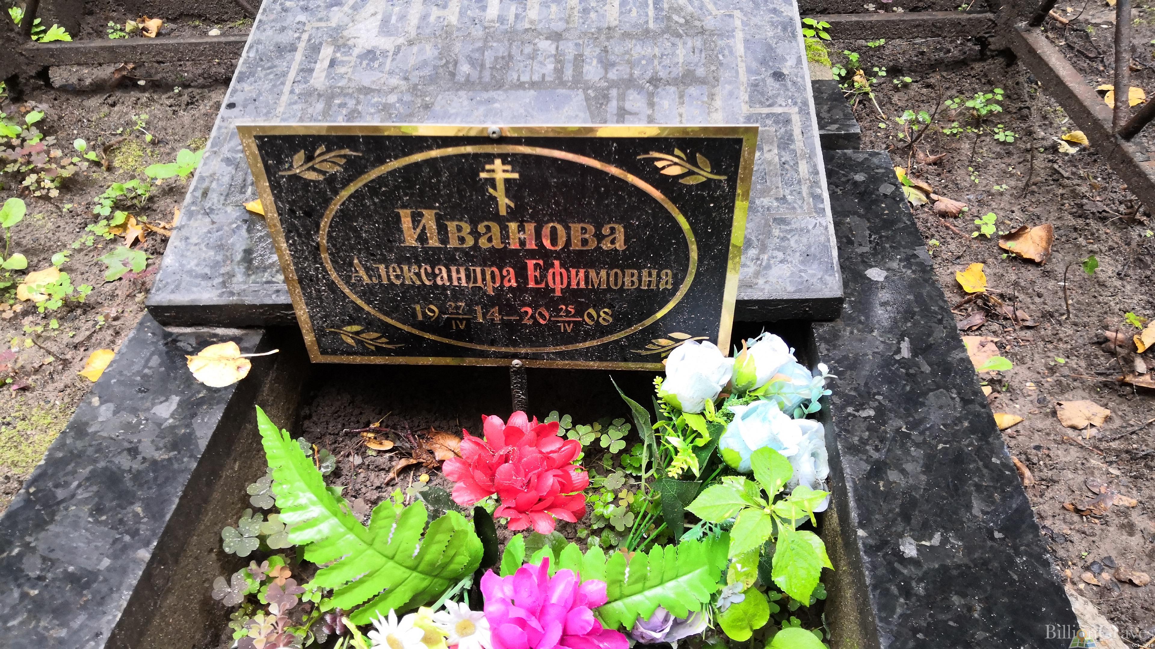 Иванова Александра Ефимовна