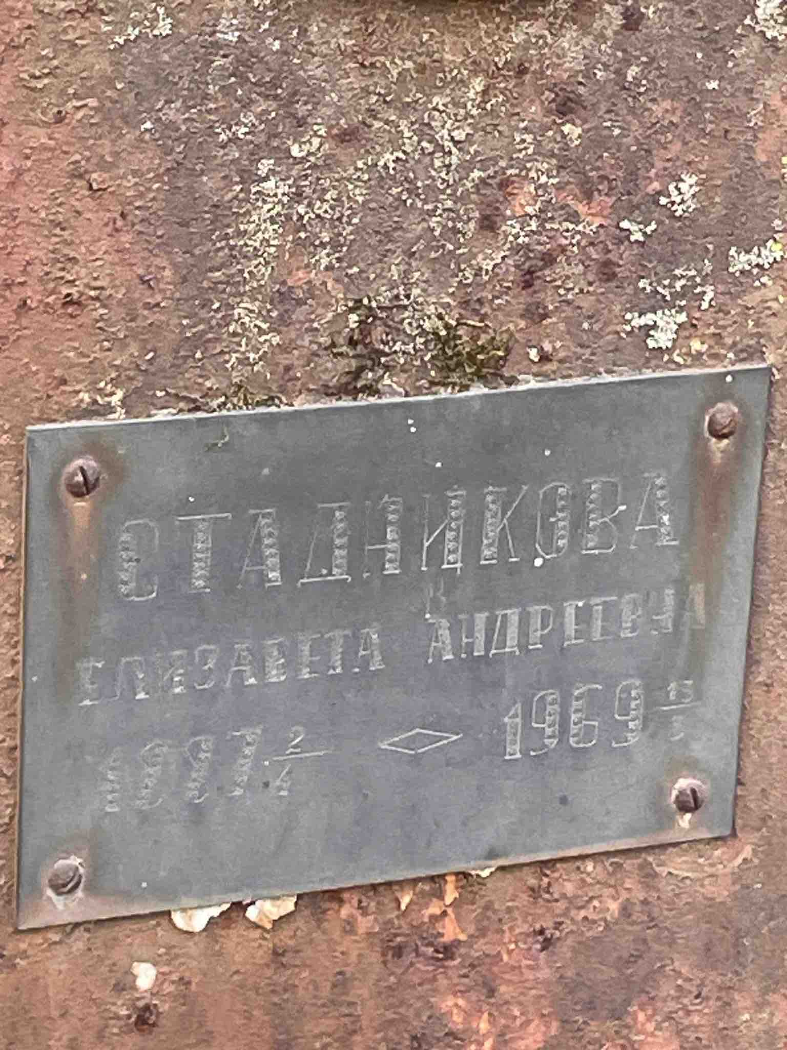 Стадникова Елизавета Андреевна