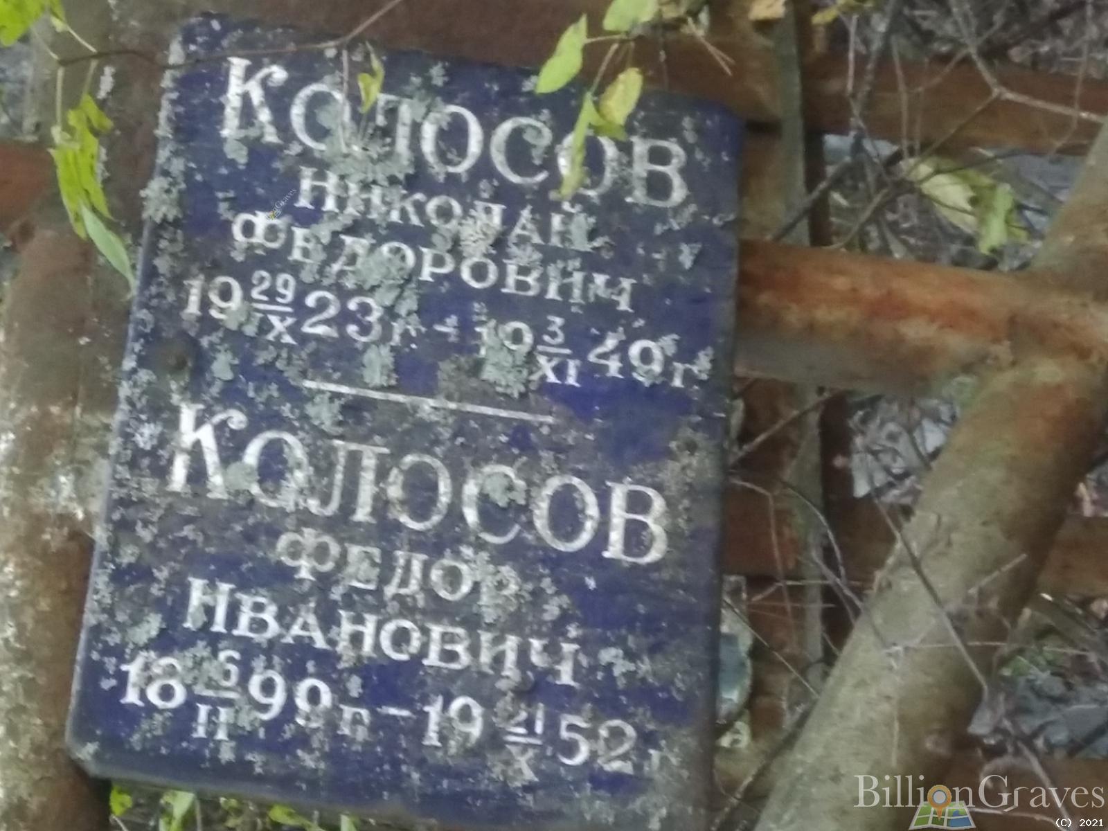 Колосов Николай Федорович
