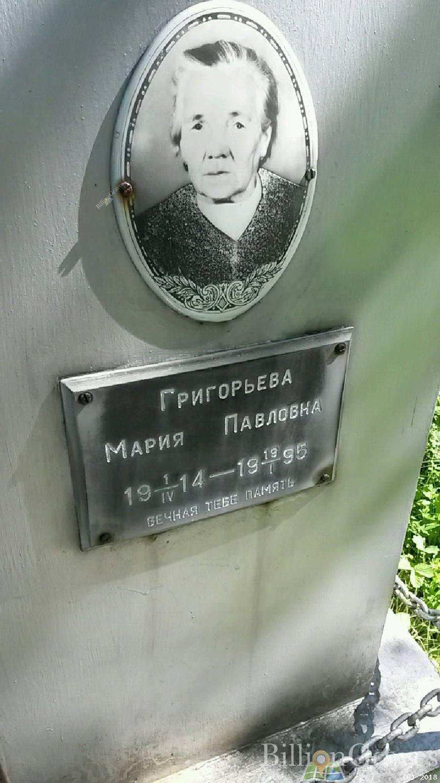 Григорьева Мария Павловна