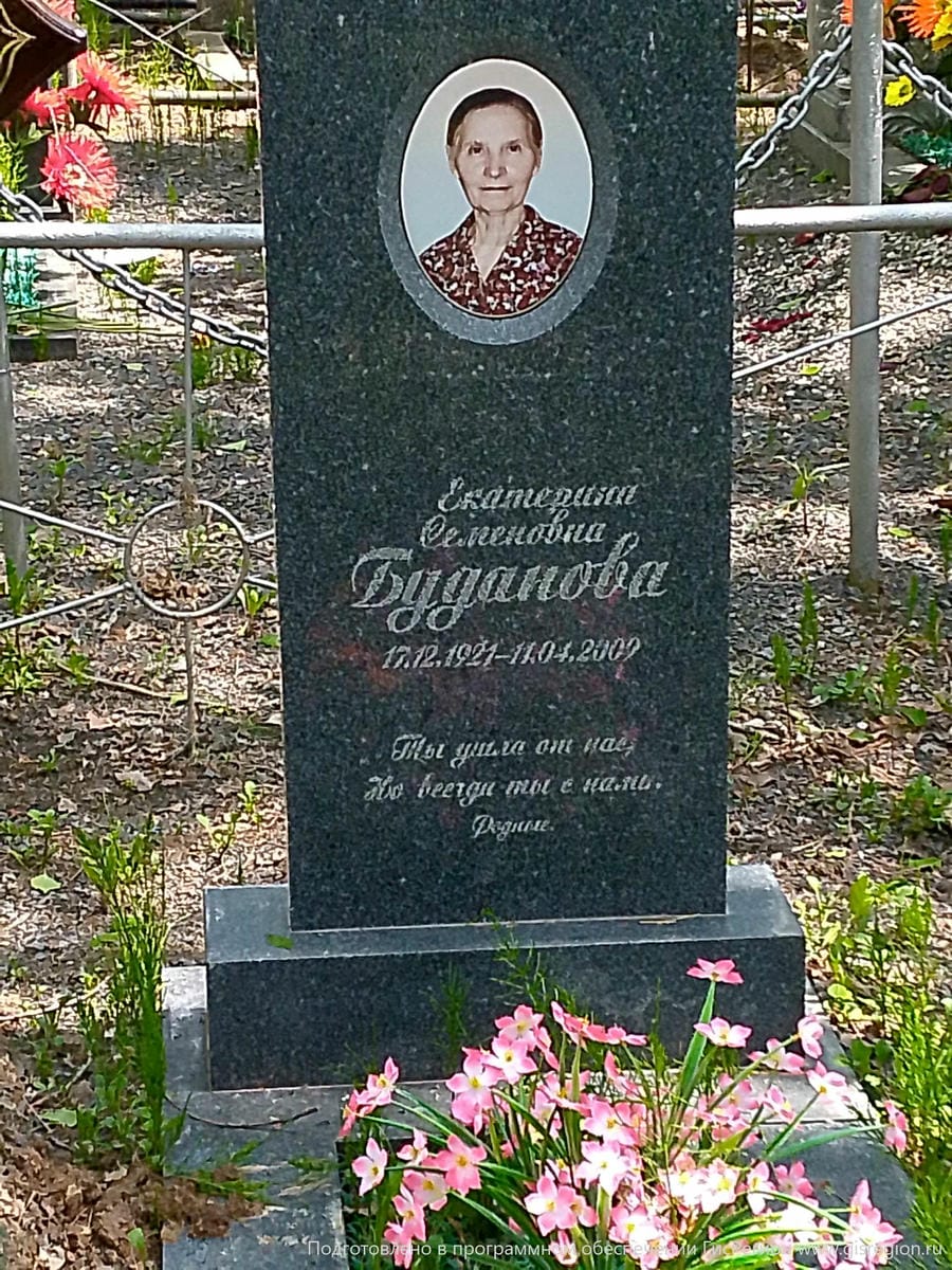 Буданова Екатерина Семеновна