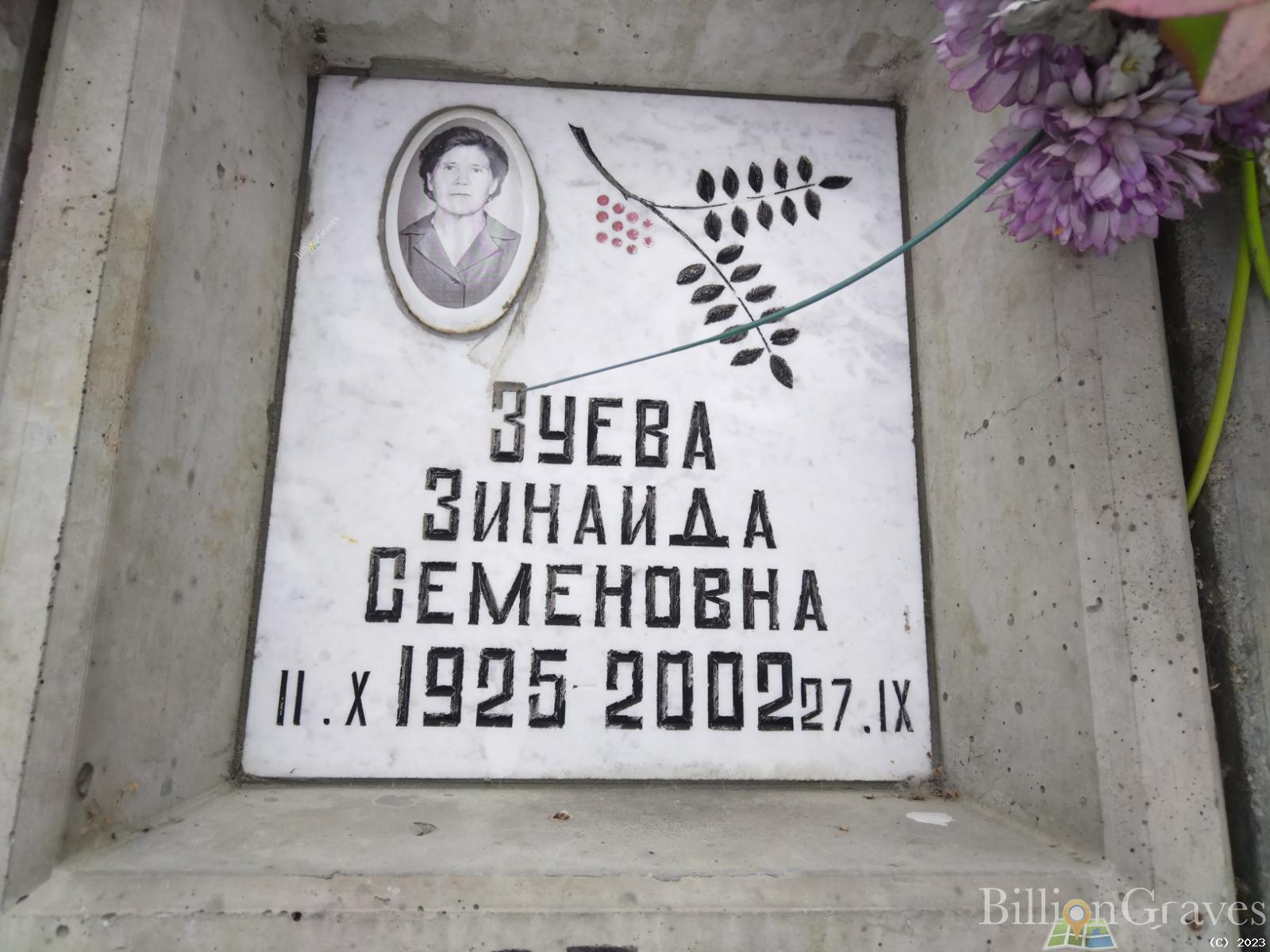 Зуева Зинаида Семеновна