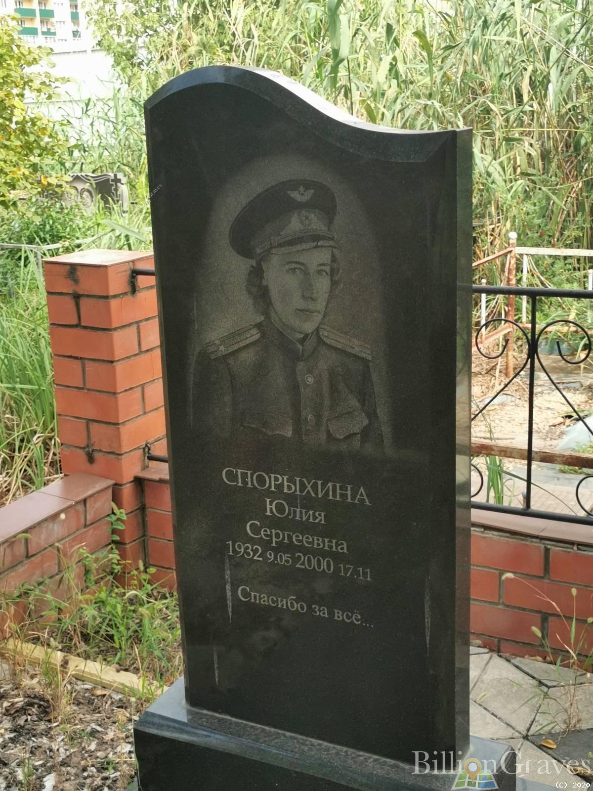 Спорыхина Юлия Сергеевна