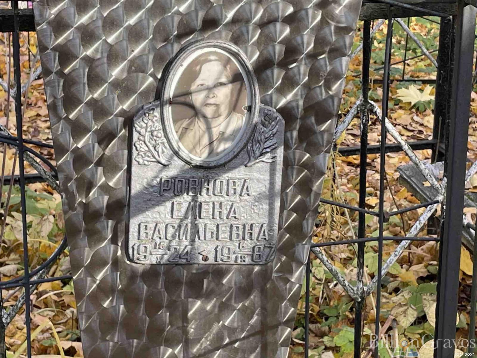 Ровнова Елена Васильевна