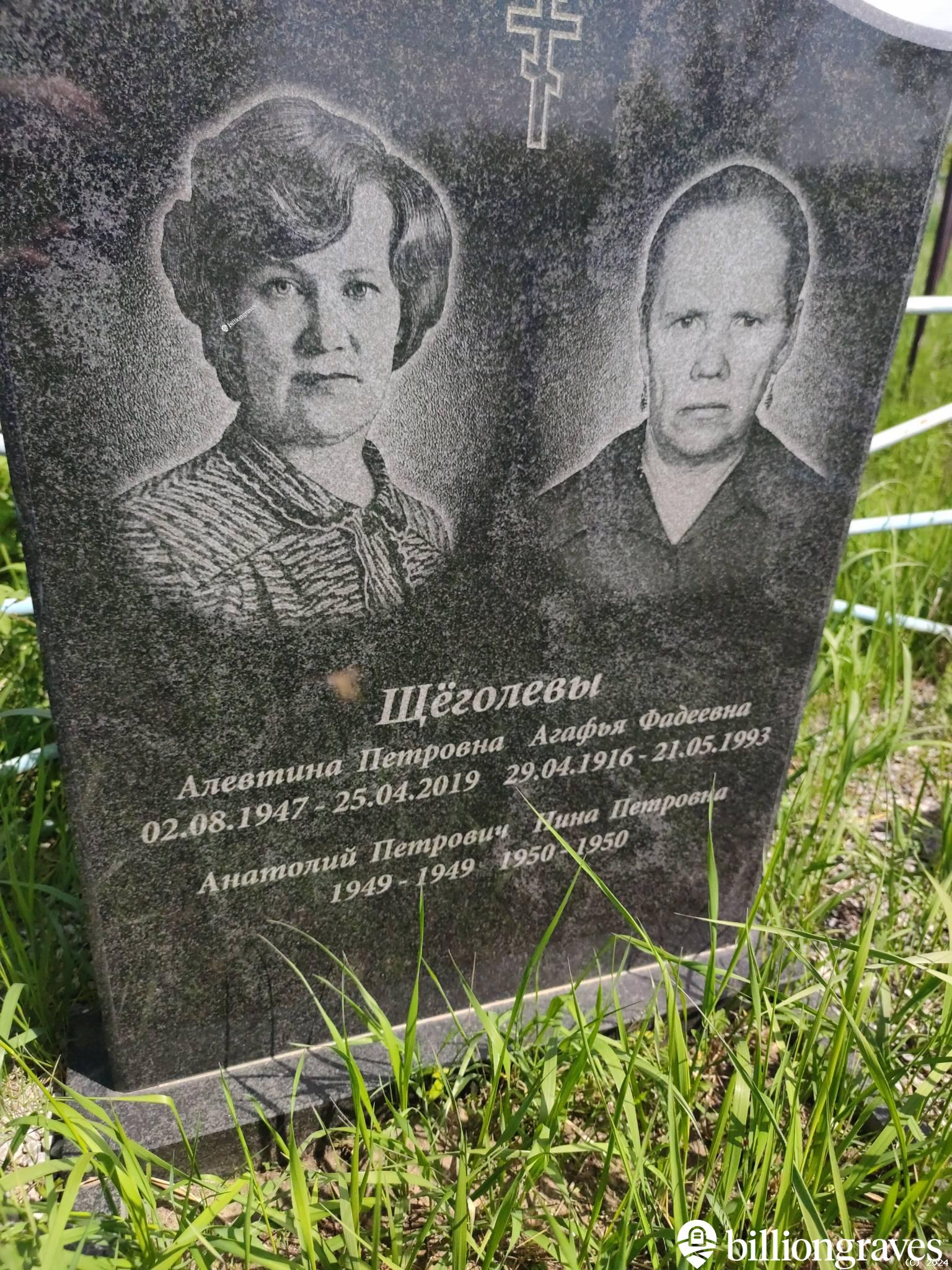Щёголева Агафья Фадеевна