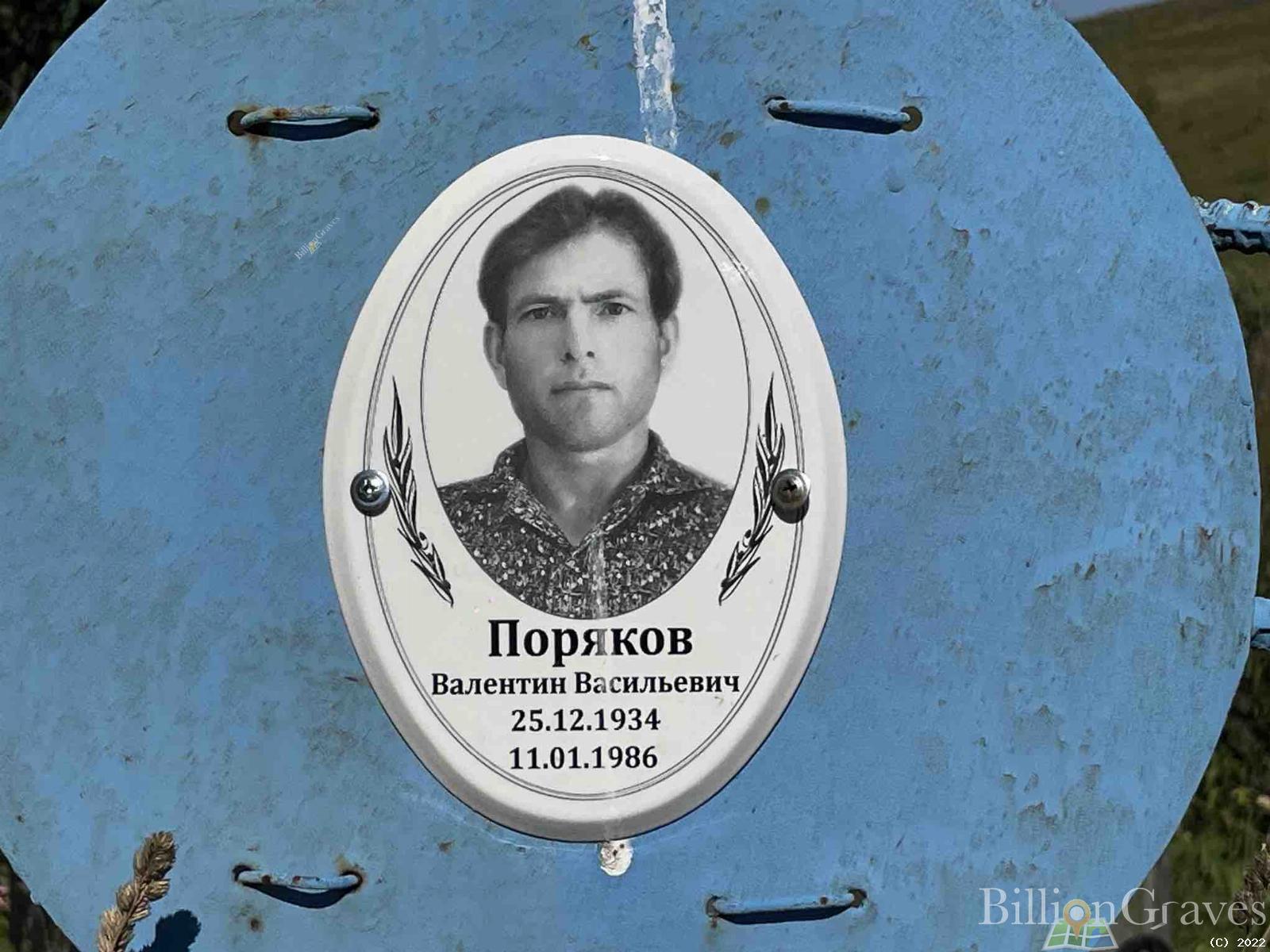 Поряков Валентин Васильевич
