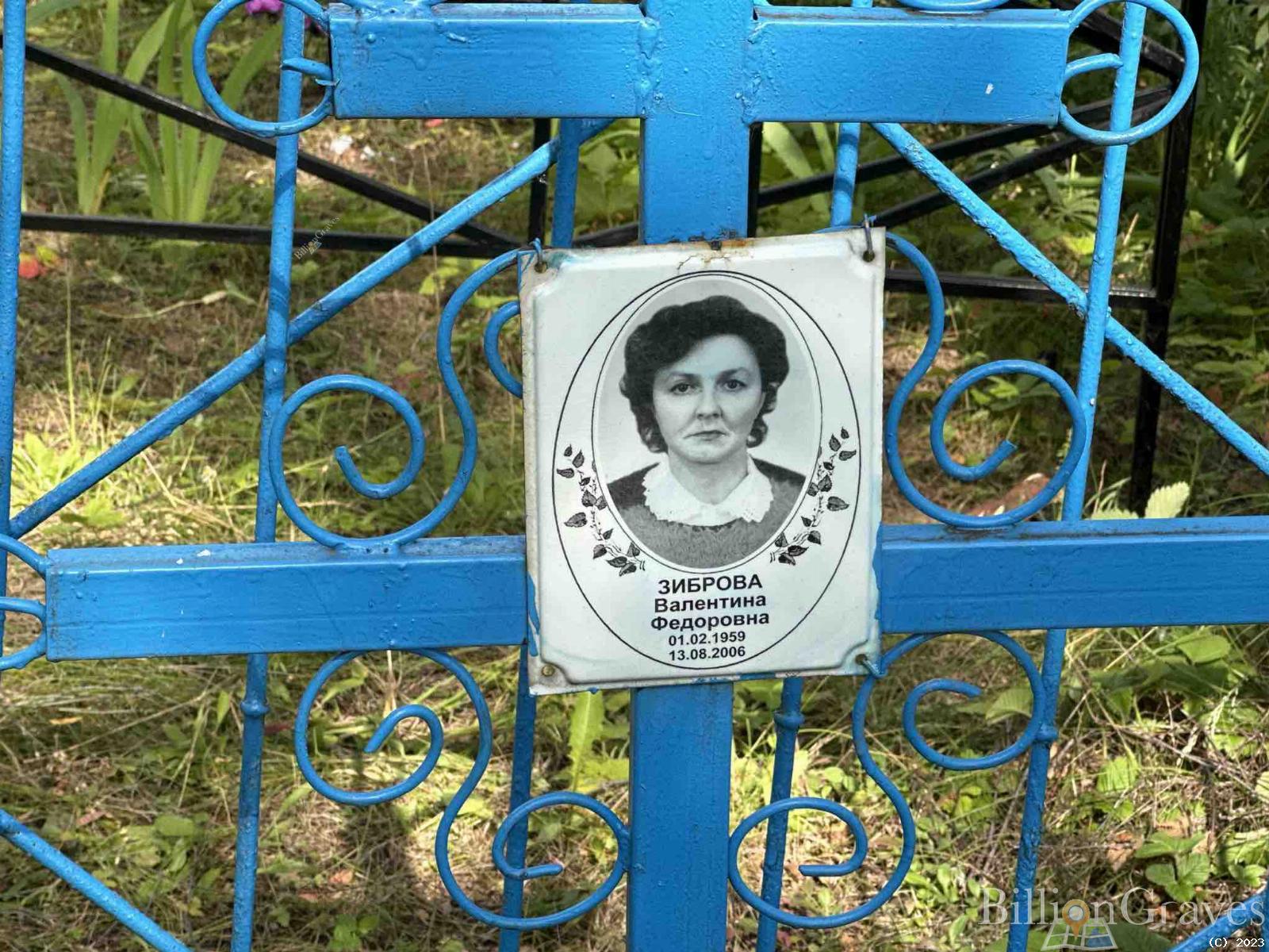 Зиброва Валентина Федоровна