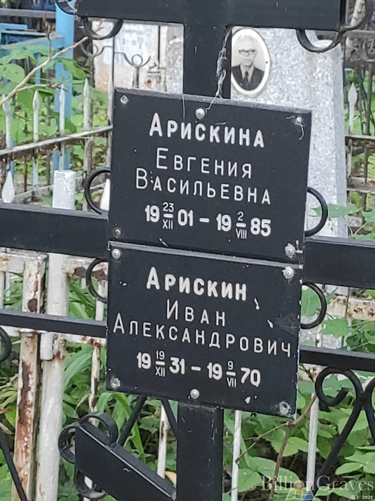 Арискина Евгения Васильевна