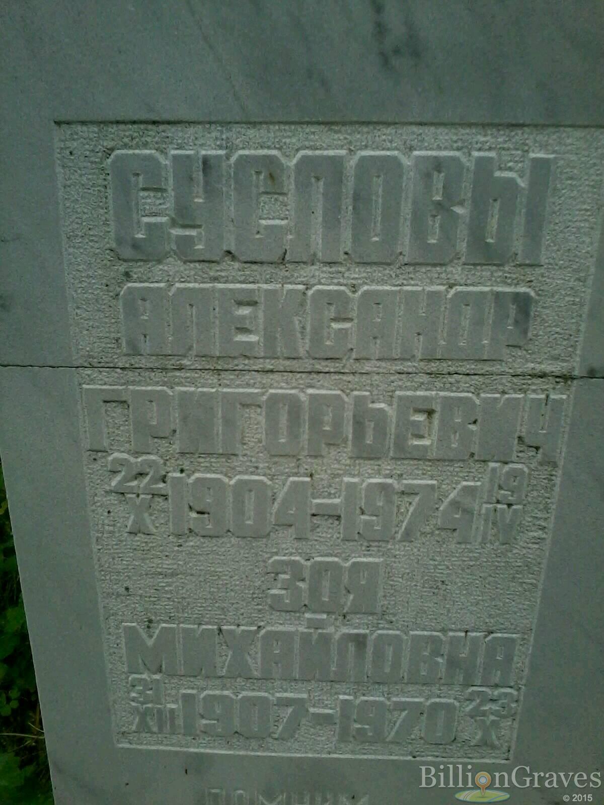 Суслов Александр Григорьевич