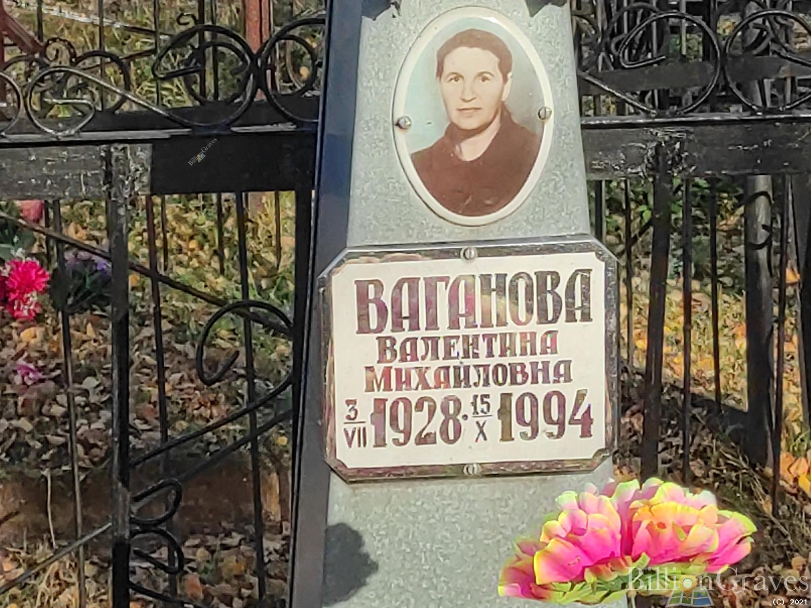 Ваганова Валентина Михайловна