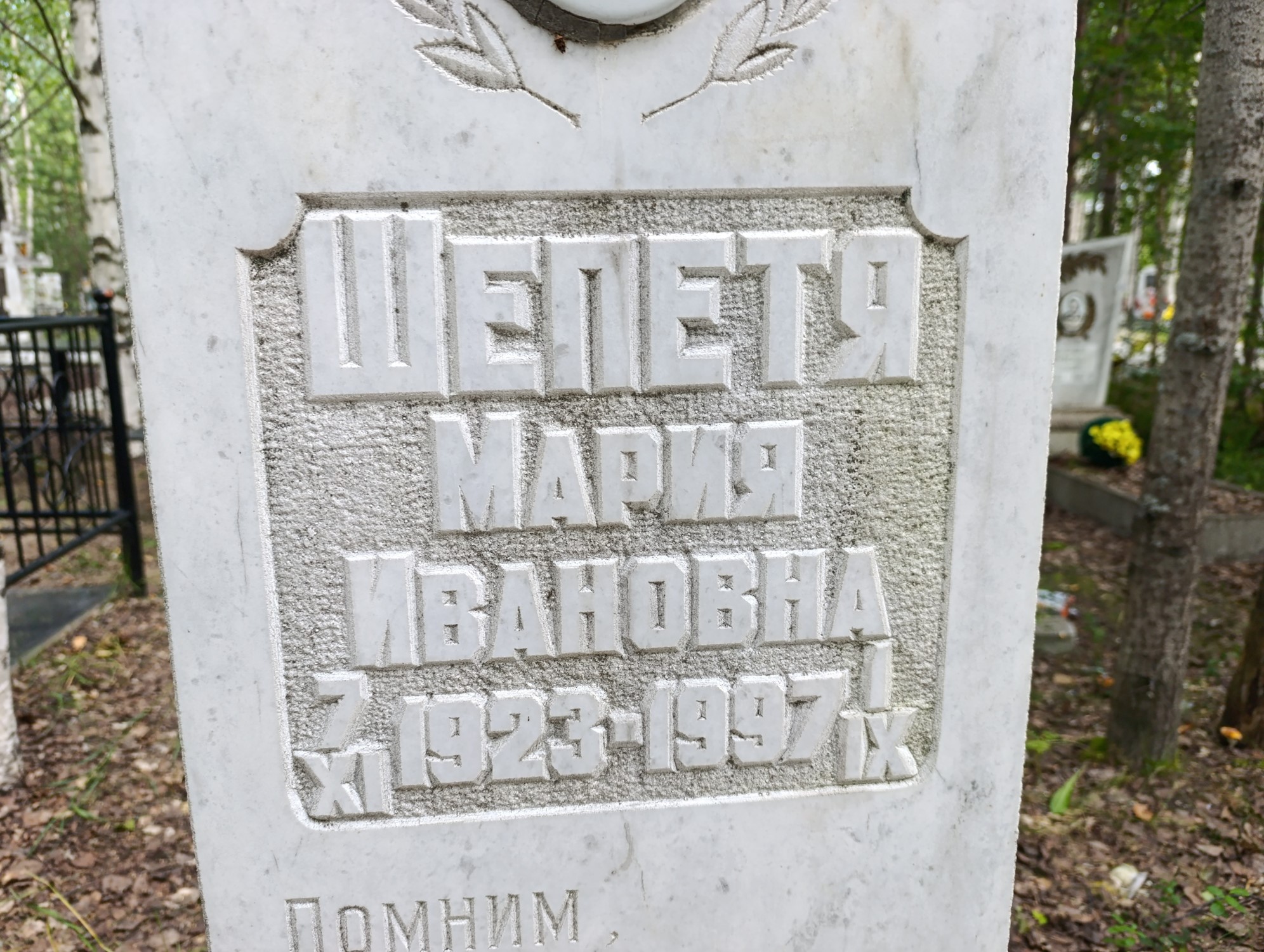 Шепетя Мария Ивановна