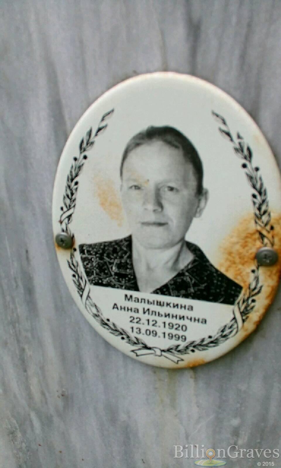 Малышкина Анна Ильинична