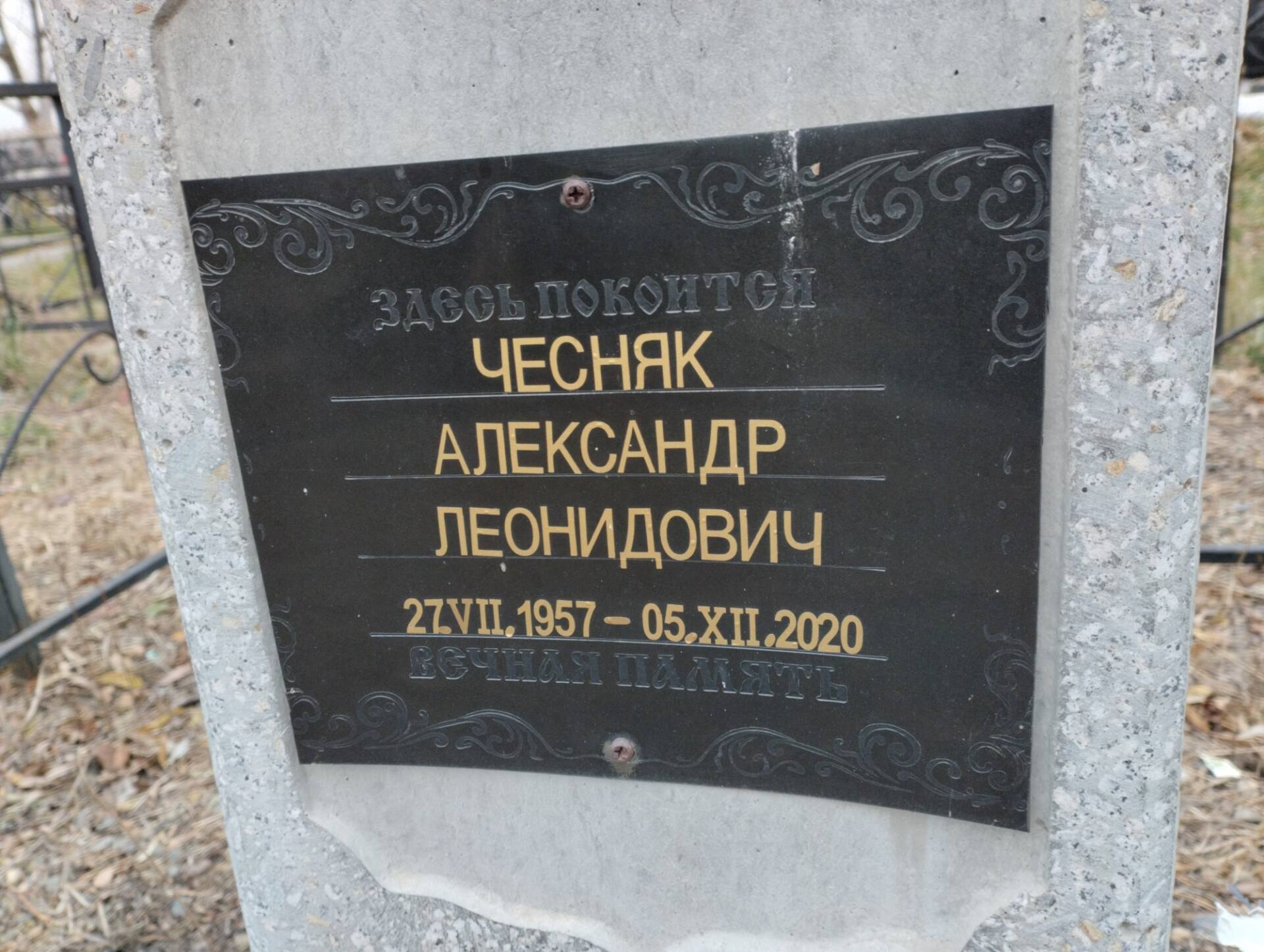Чесняк Александр Леонидович