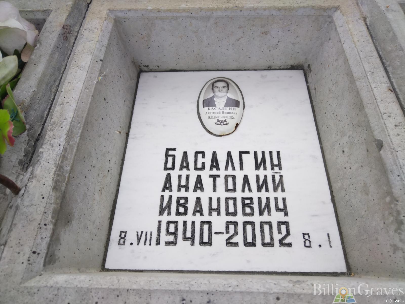 Басалгин Анатолий Иванович