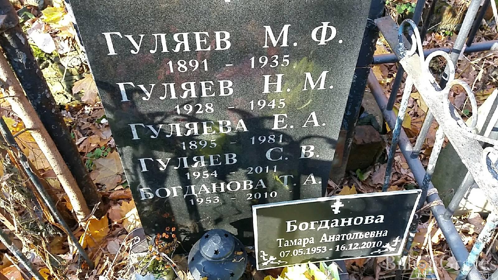 Богданова Тамара Анатольевна