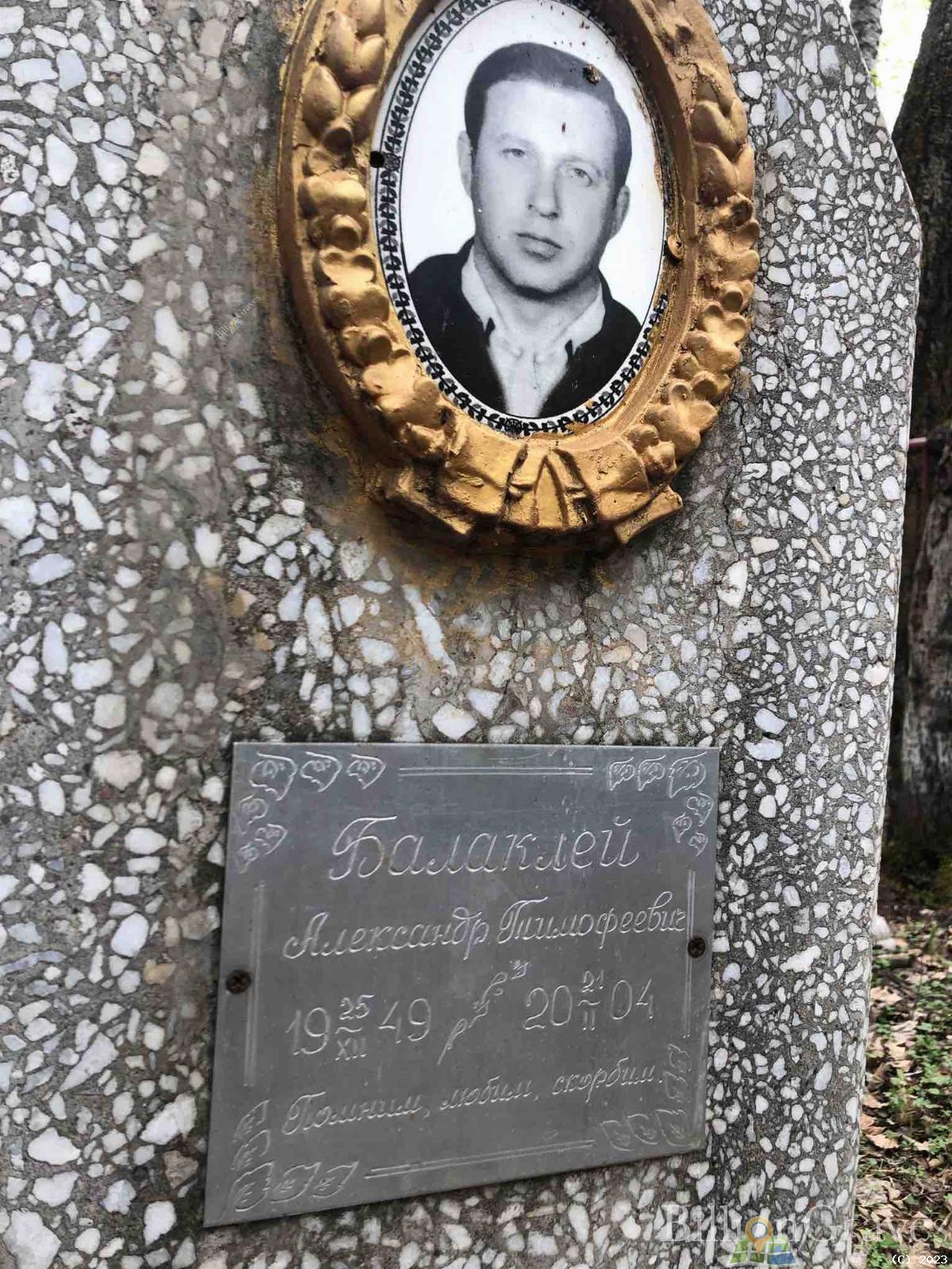 Балаклей Александр Тимофеевич