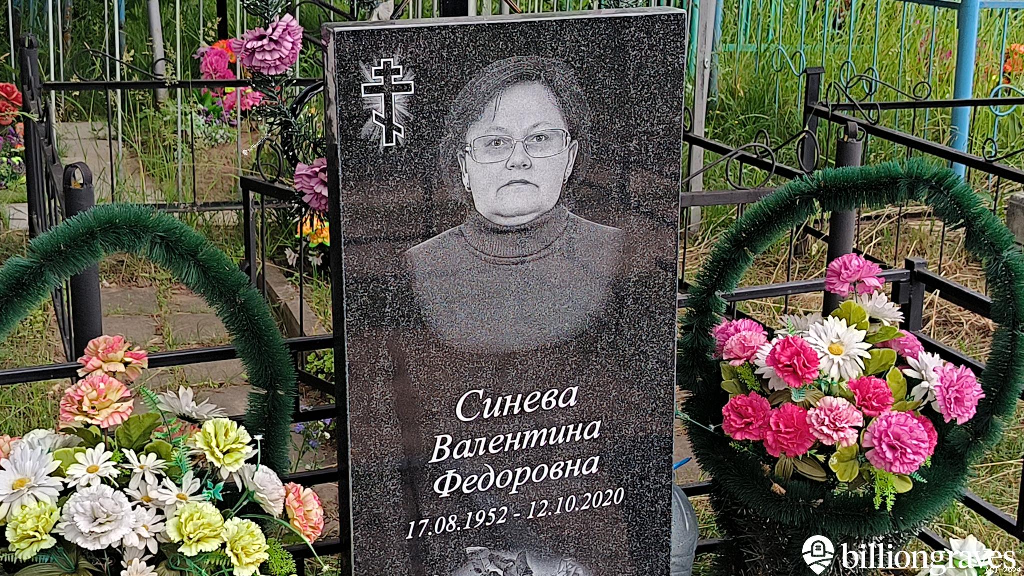 Синева Валентина Федоровна