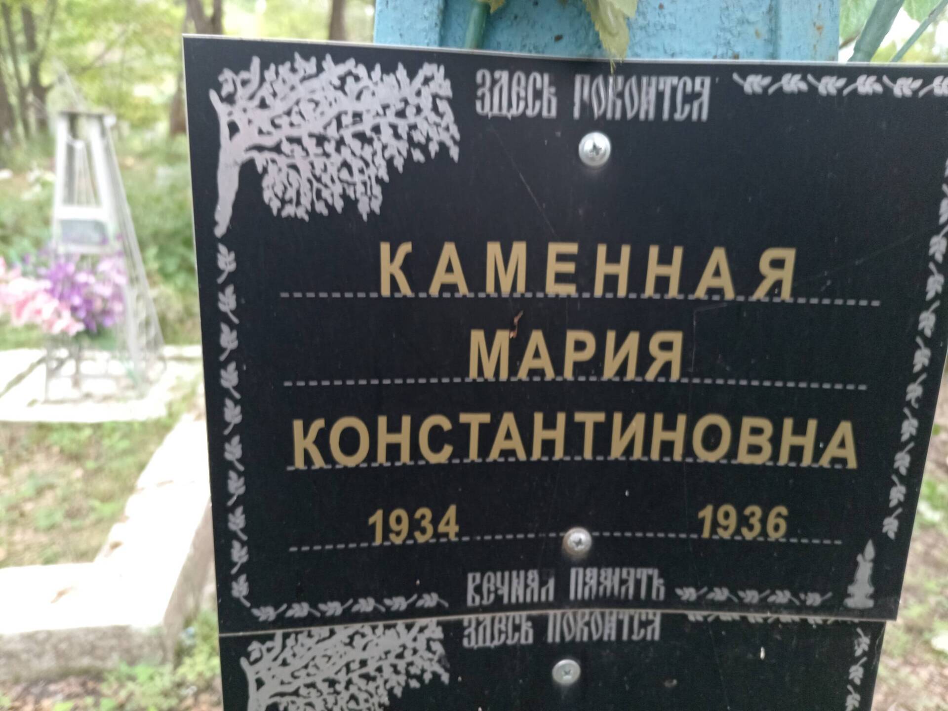 Каменная Мария Константиновна