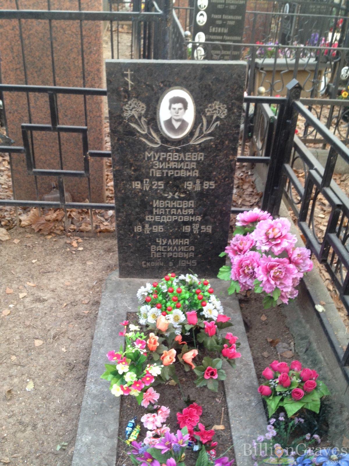 Муравлева Зинаида Петровна