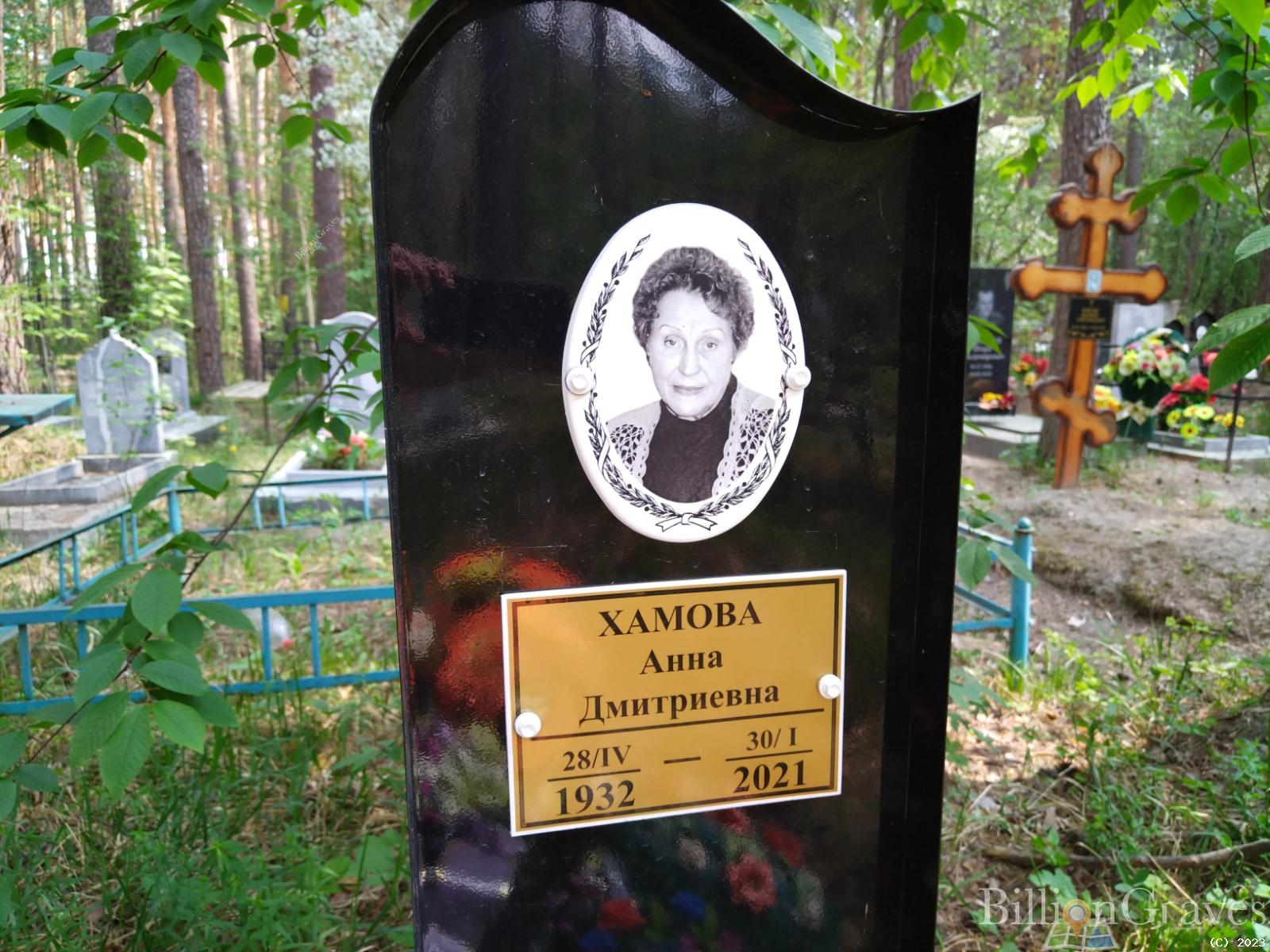 Хамова Анна Дмитриевна