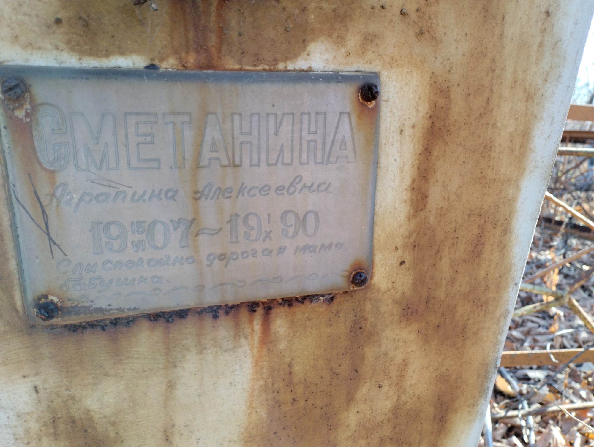 Сметанина Аграпина Алексеевна