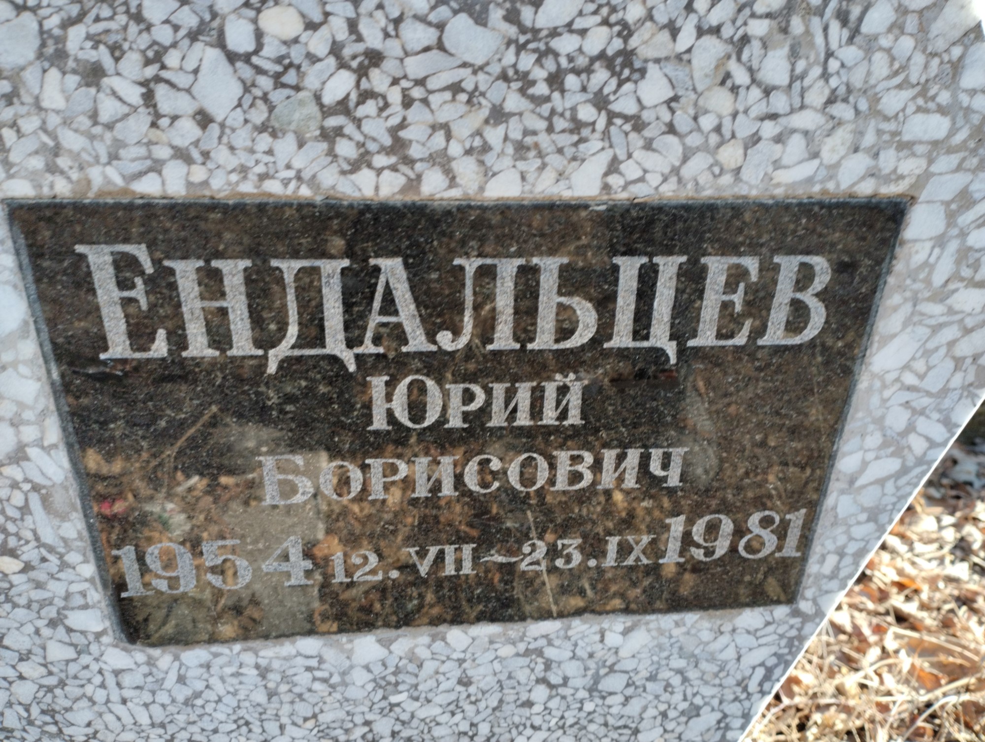 Ендальцев Юрий Борисович