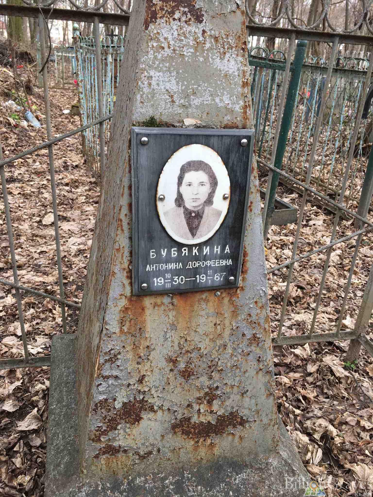 Бубякина Антонина Дорофеевна