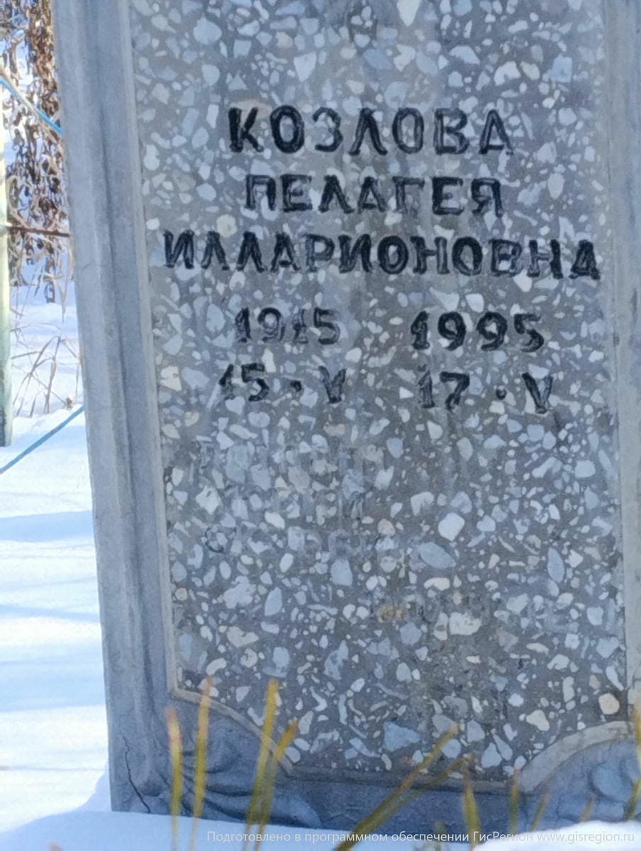 Козлова Пелагея Илларионовна