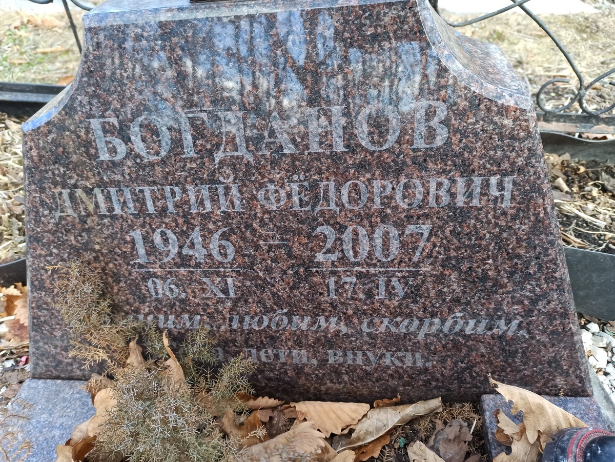 Богданов Дмитрий Федорович