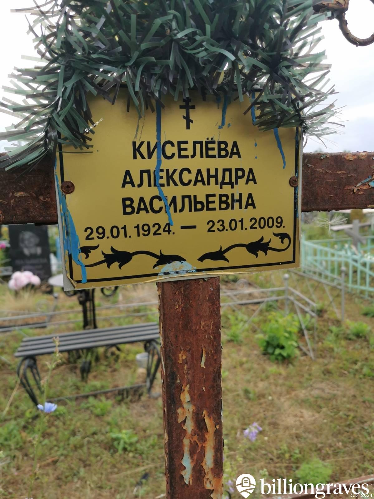 Киселёва Александра Васильевна
