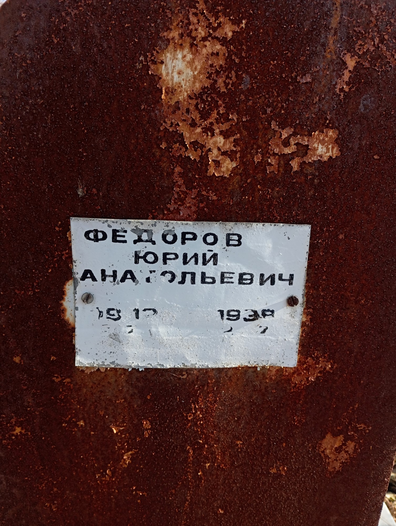 Федоров Юрий Анатольевич
