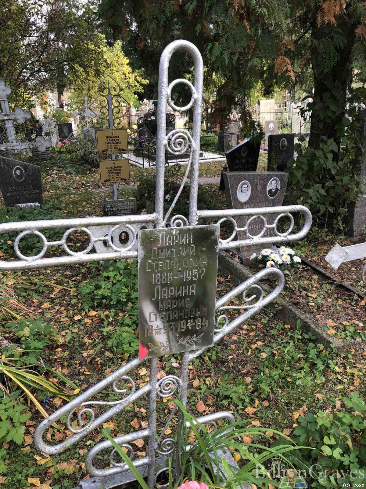 Ларина Мария Степановна