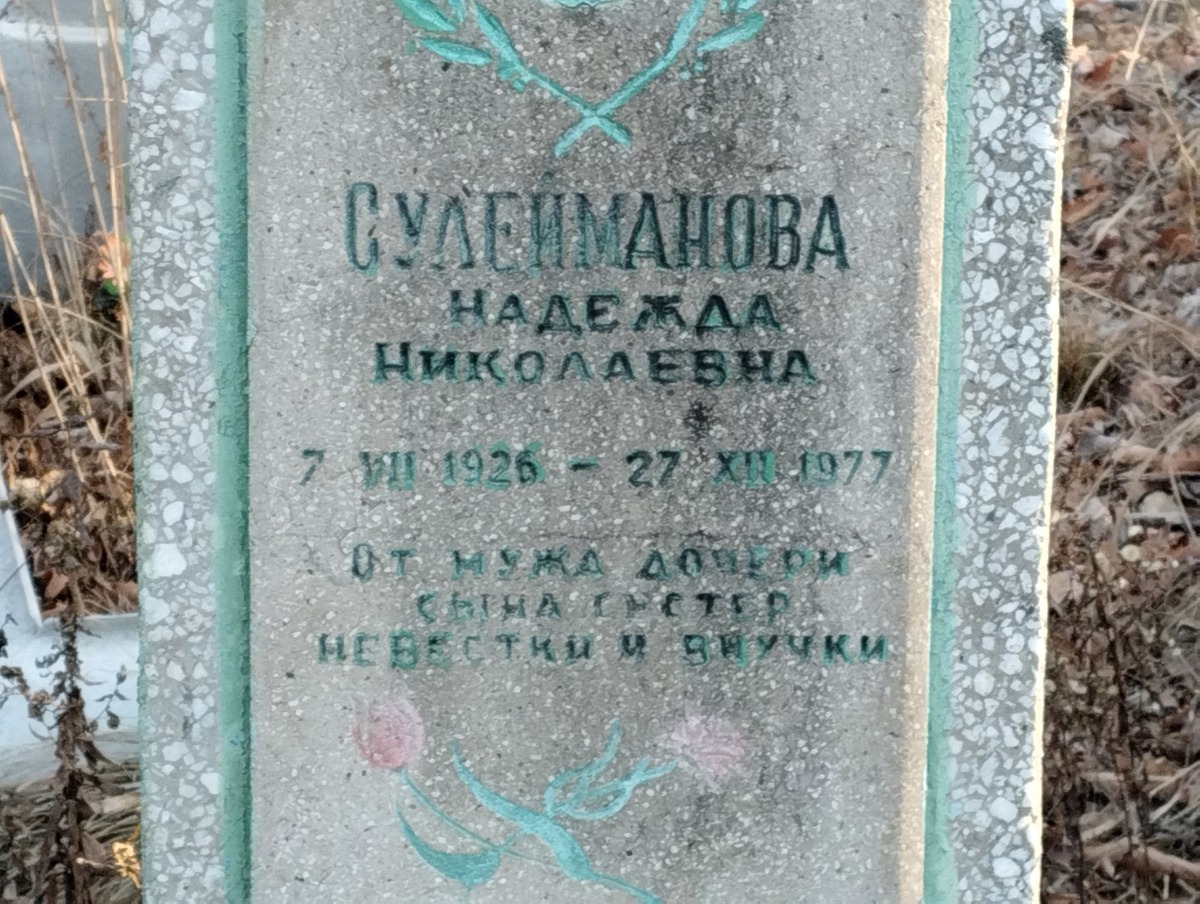 Сулейманова Надежда Николаевна